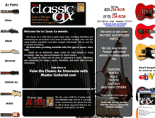 Tablet Screenshot of classicax.com